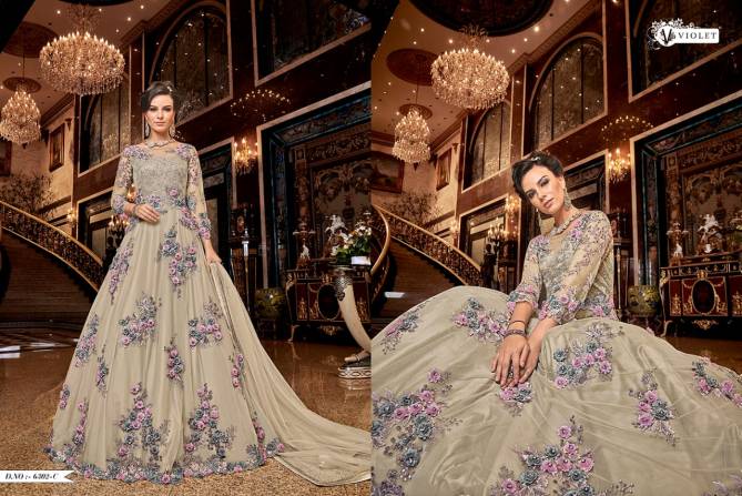 Swagat Violet 6302 Hit Design Heavy Look Embroidered Salwar Suits